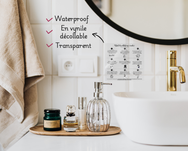 Sticker pour apprendre les ablutions (wudu) - Image 4