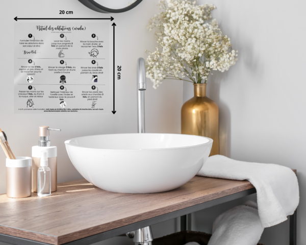 Sticker pour apprendre les ablutions (wudu) - Image 3