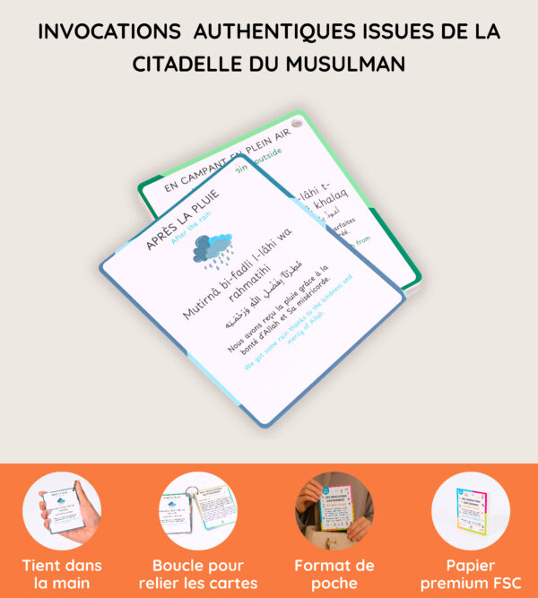 Cartes d’Invocations Islamiques pour Enfants - Image 2