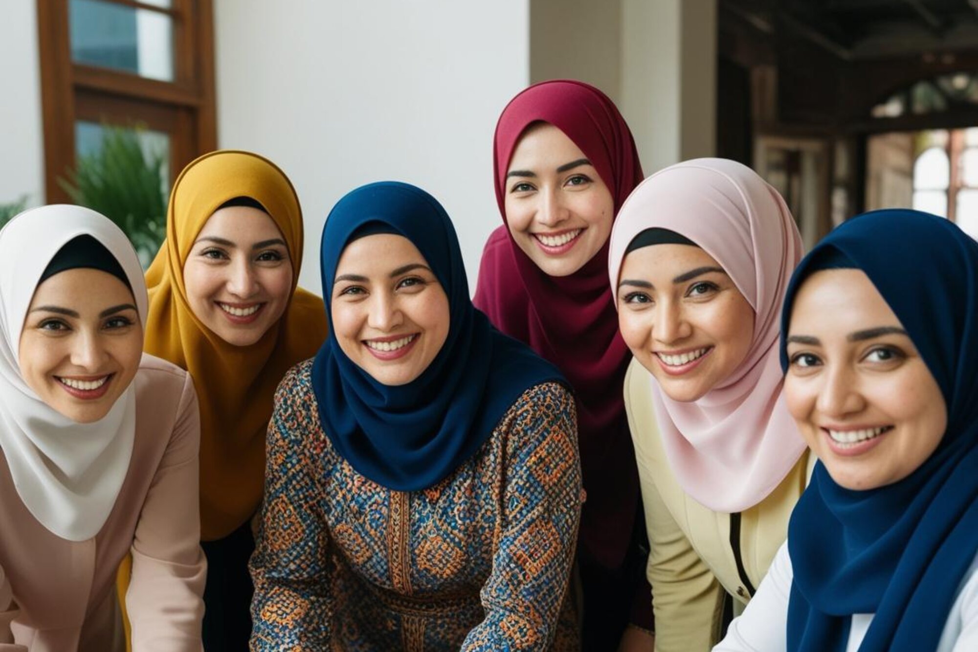 Femmes musulmanes élégantes, en harmonie avec les valeurs portées par notre boutique islamique.