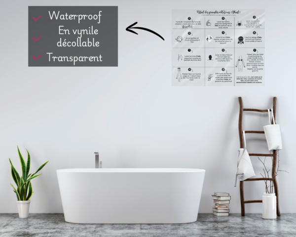 Sticker pour apprendre les grandes ablutions (Ghusl) - Image 4