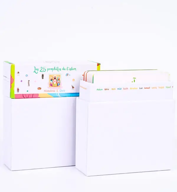 Les 25 prophètes de l'islam - Cartes de jeux avec quiz