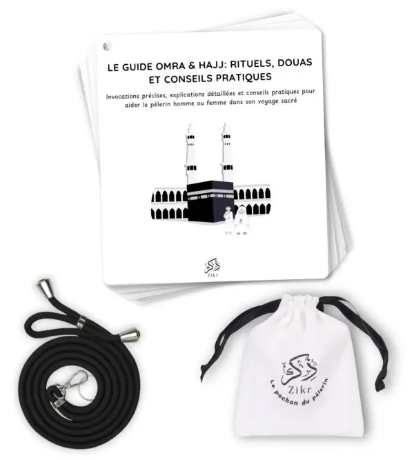 Guide de l'Omra & du Hajj avec tour de cou